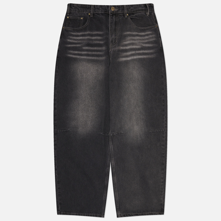 Мужские джинсы Butter Goods Wide Cut Denim, цвет чёрный, размер 32