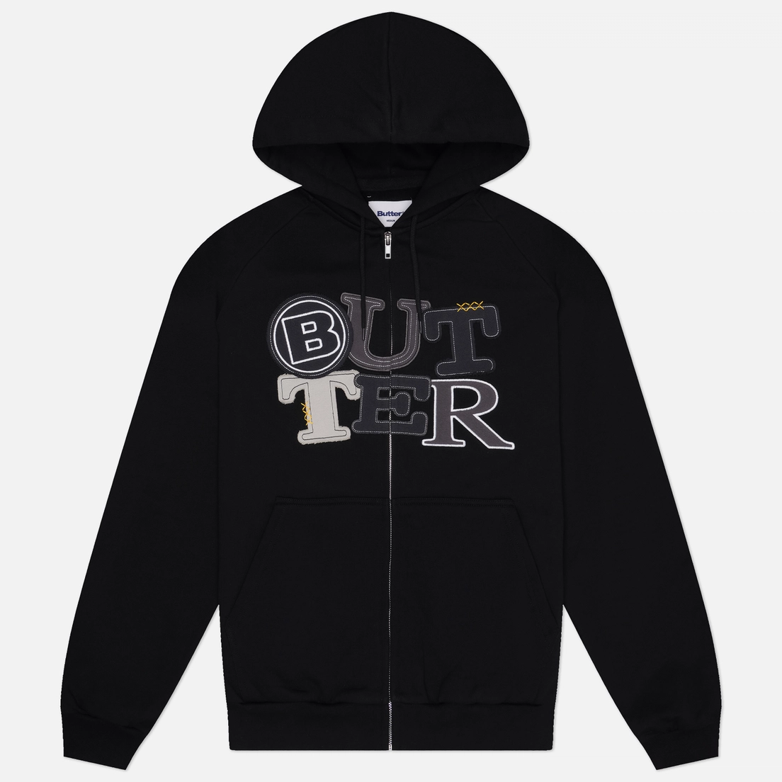 Butter Goods Мужская толстовка Patchwork Zip-Thru Hoodie