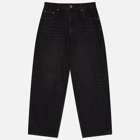Мужские джинсы Butter Goods Wide Cut Denim, цвет чёрный, размер 28