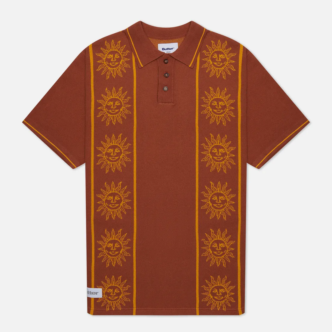 Butter Goods Мужское поло Solar Knit