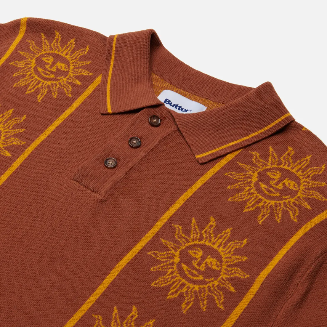 Butter Goods Мужское поло Solar Knit