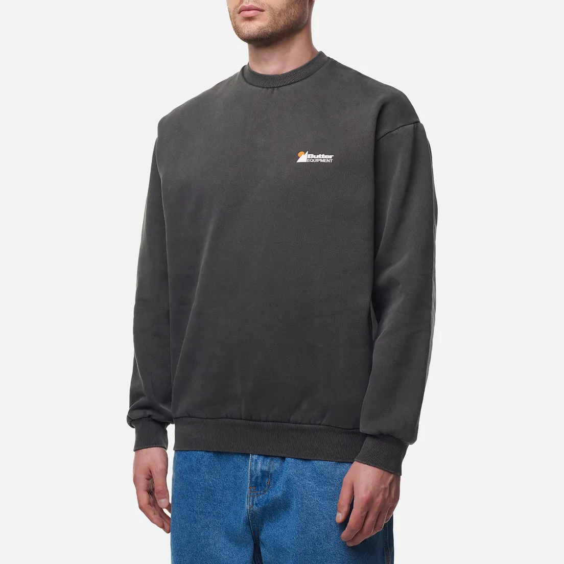 Butter Goods Мужская толстовка Pigment Dyed Crew Neck