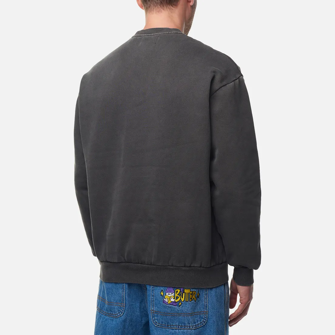 Butter Goods Мужская толстовка Pigment Dyed Crew Neck