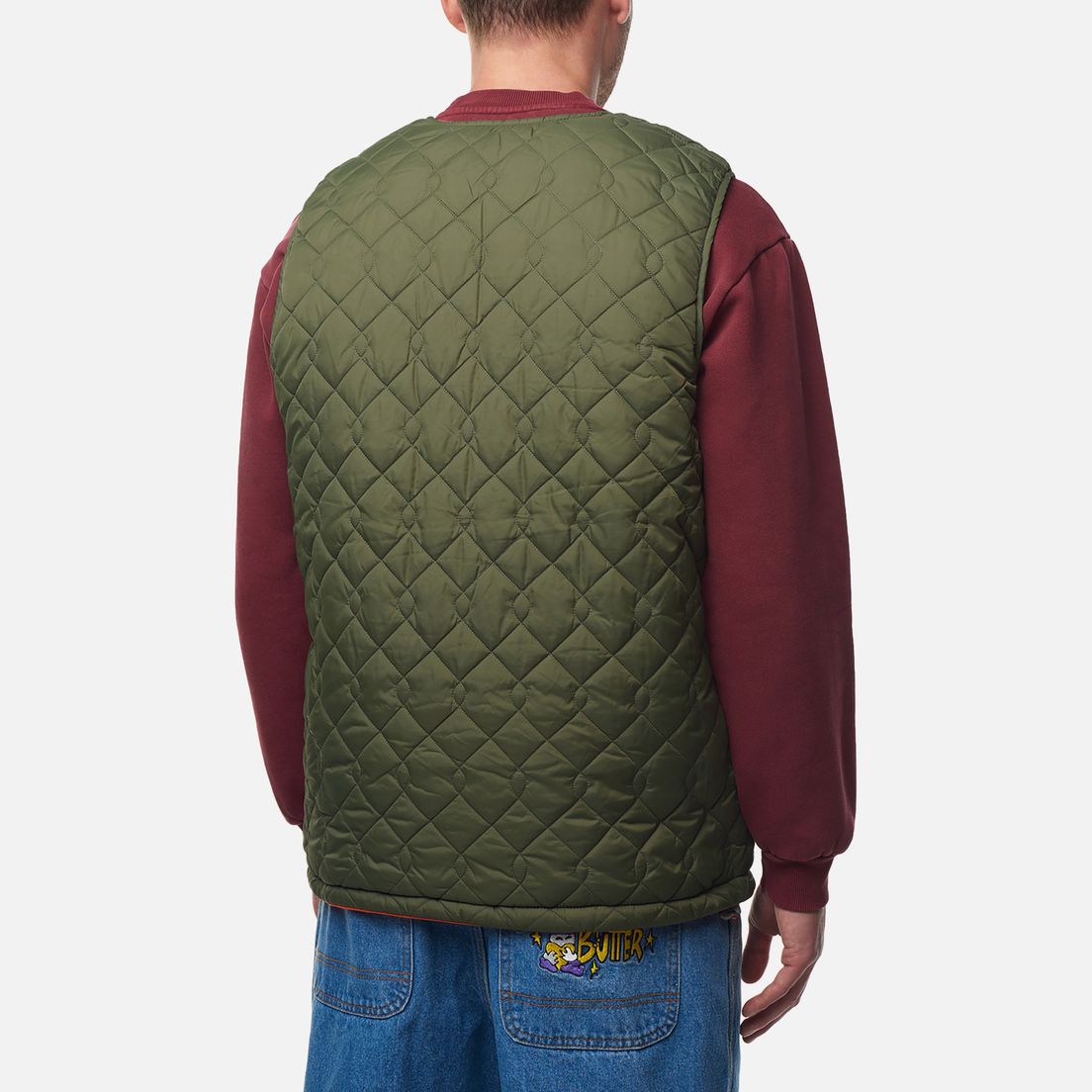 Butter Goods Мужской жилет Chainlink Reversible Puffer