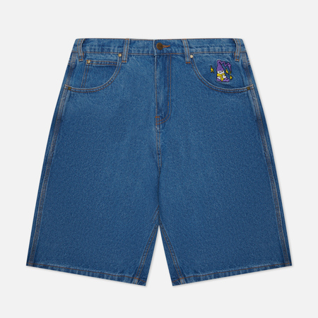 фото Мужские шорты butter goods wizard denim, цвет синий, размер 30