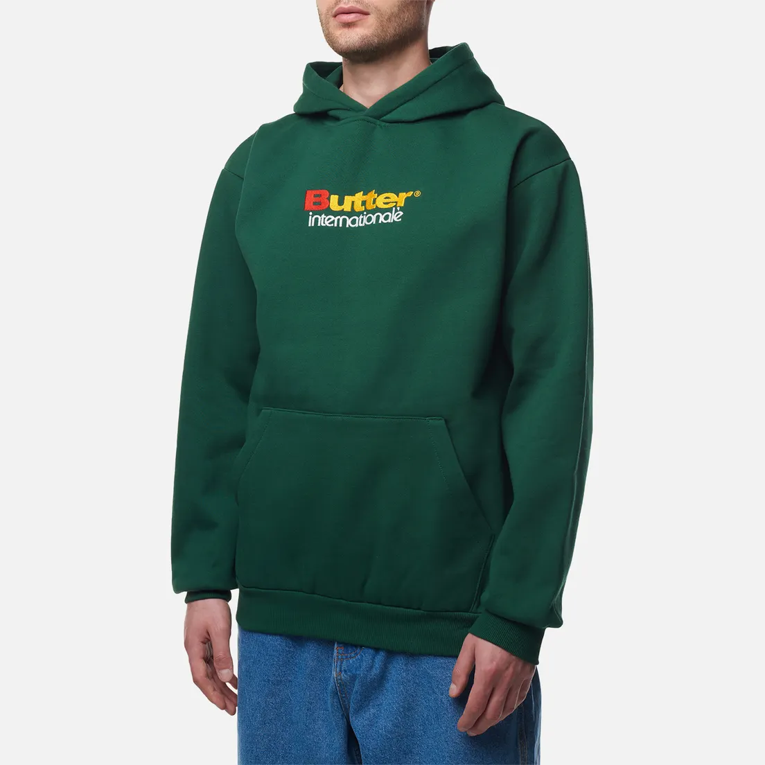 Butter Goods Мужская толстовка Internationale Embroidered Hoodie