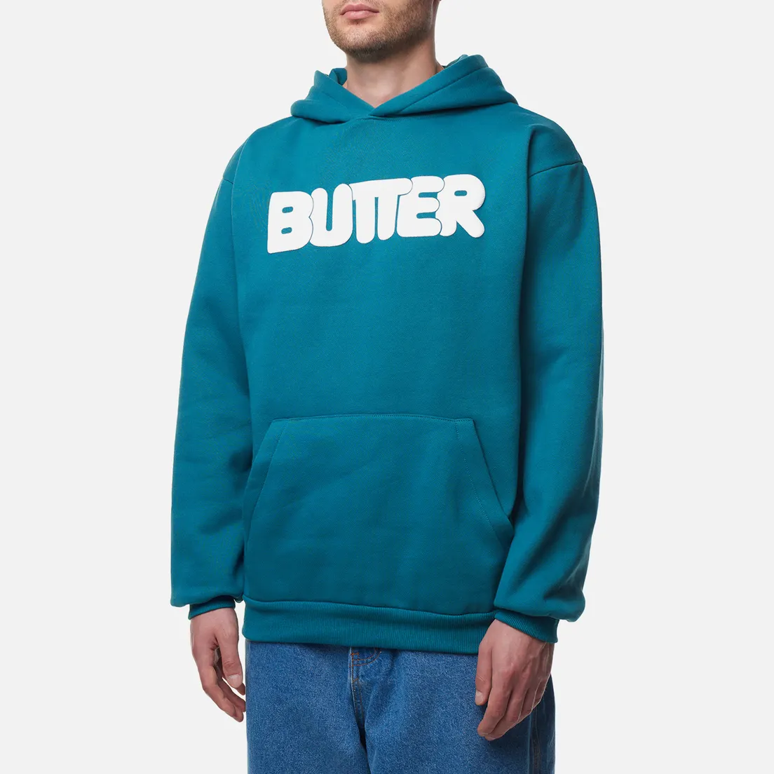 Butter Goods Мужская толстовка Puff Rounded Logo Hoodie