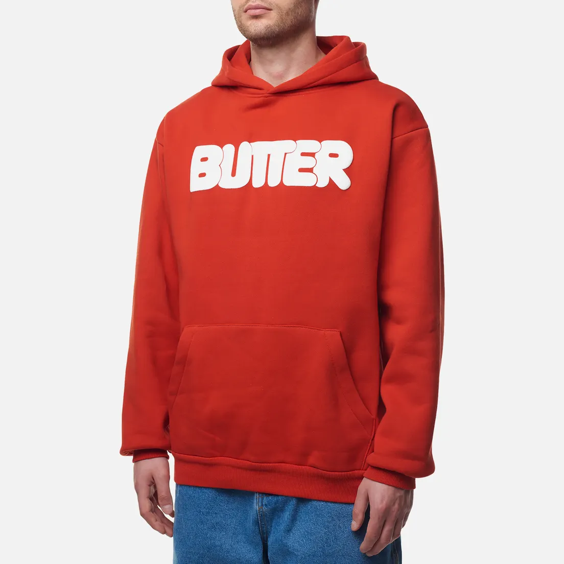 Butter Goods Мужская толстовка Puff Rounded Logo Hoodie