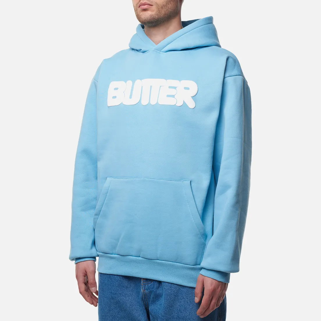 Butter Goods Мужская толстовка Puff Rounded Logo Hoodie
