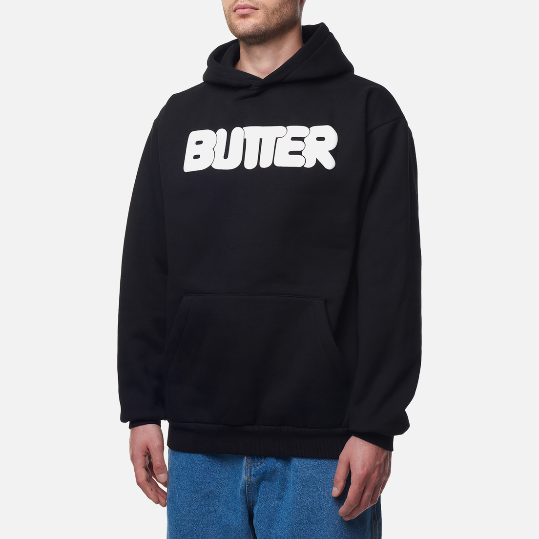 Butter Goods Мужская толстовка Puff Rounded Logo Hoodie