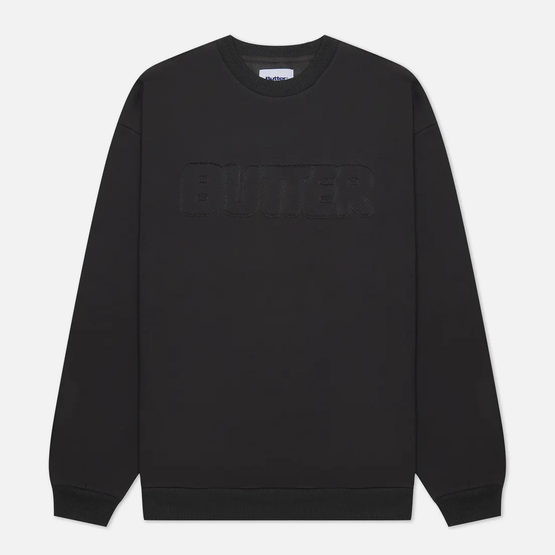 Butter Goods Мужская толстовка Fabric Applique Crew Neck