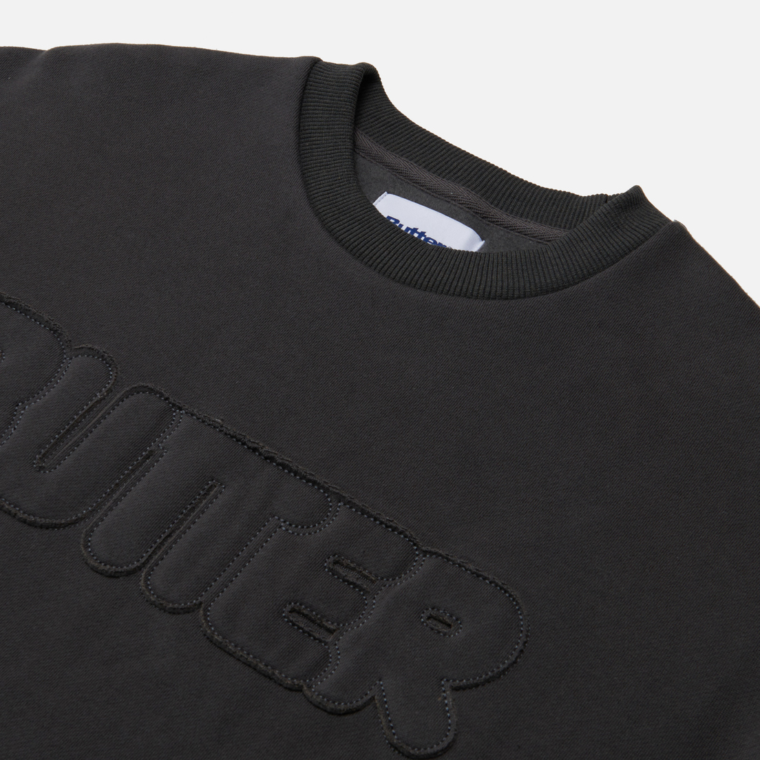 Butter Goods Мужская толстовка Fabric Applique Crew Neck