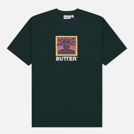 Мужская футболка Butter Goods Explosion, цвет зелёный, размер XXL