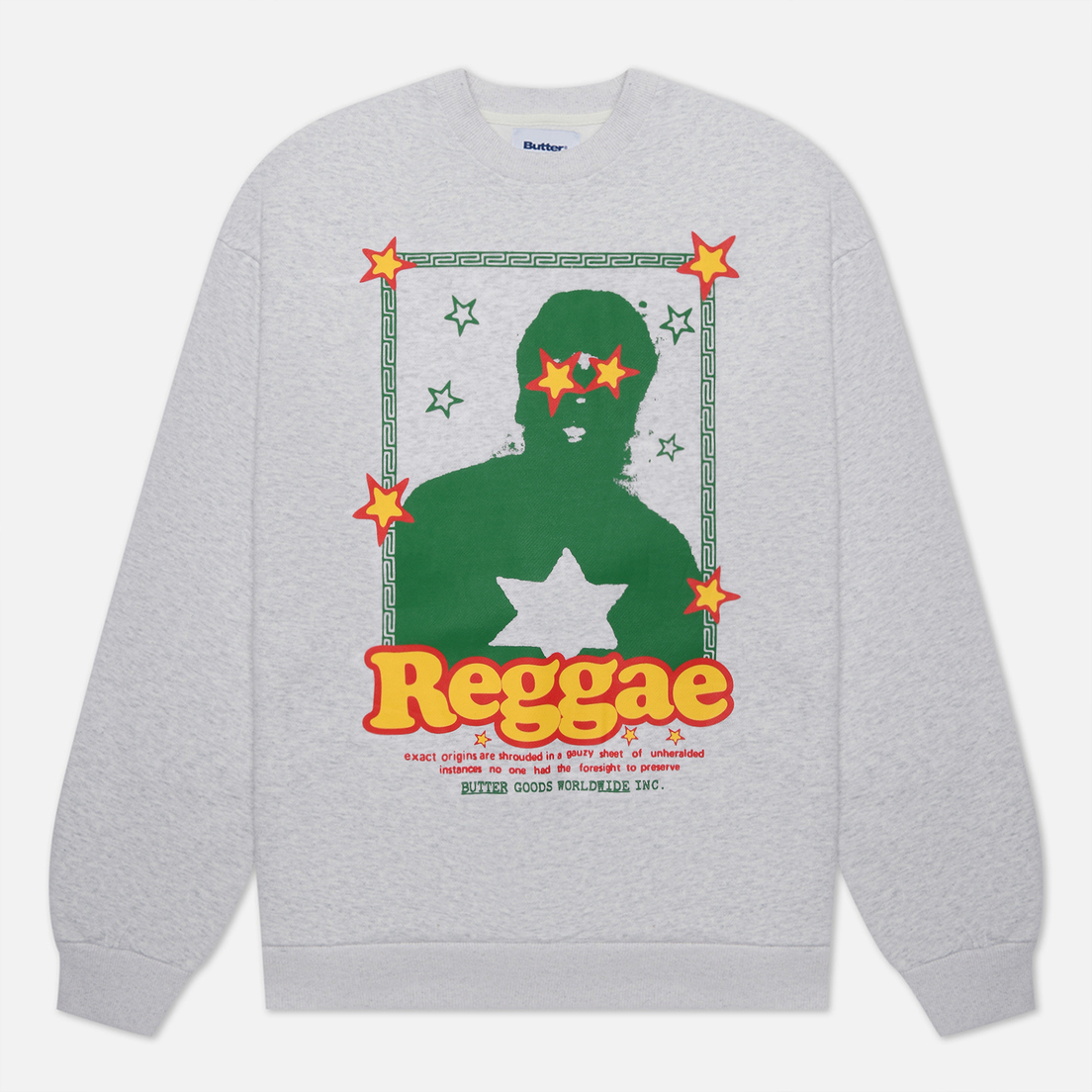 Butter Goods Мужская толстовка Gauzy Crew Neck