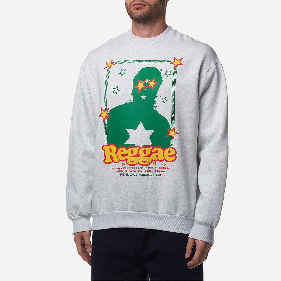 Butter Goods Мужская толстовка Gauzy Crew Neck