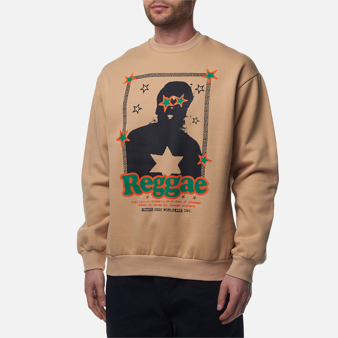 Butter Goods Мужская толстовка Gauzy Crew Neck