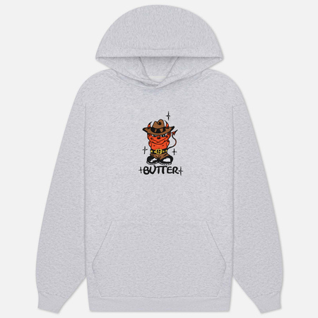 Мужская толстовка Butter Goods Devil Pullover Hoodie, цвет серый, размер S