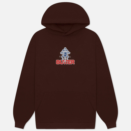 Мужская толстовка Butter Goods Jack Hammer Pullover Hoodie, цвет коричневый, размер L