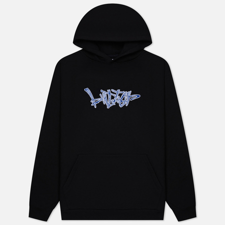 Мужская толстовка Butter Goods Scratch Applique Pullover Hoodie, цвет чёрный, размер S