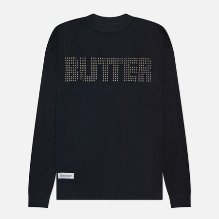 Мужской свитер Butter Goods Stars Ribbed, цвет чёрный, размер XL