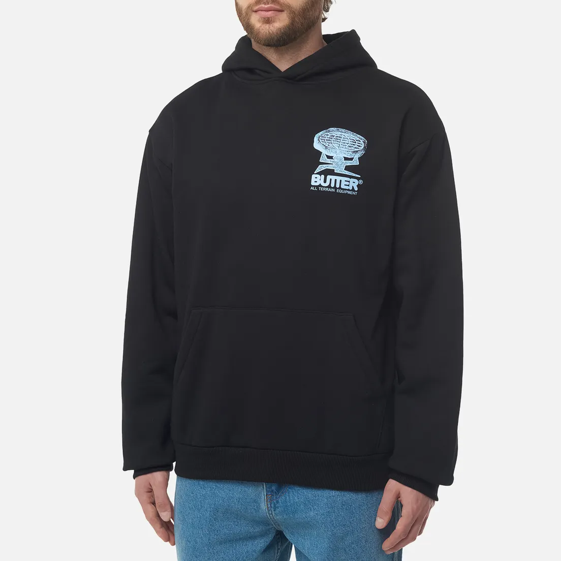 Butter Goods Мужская толстовка Terrain Pullover Screen Print Hoodie