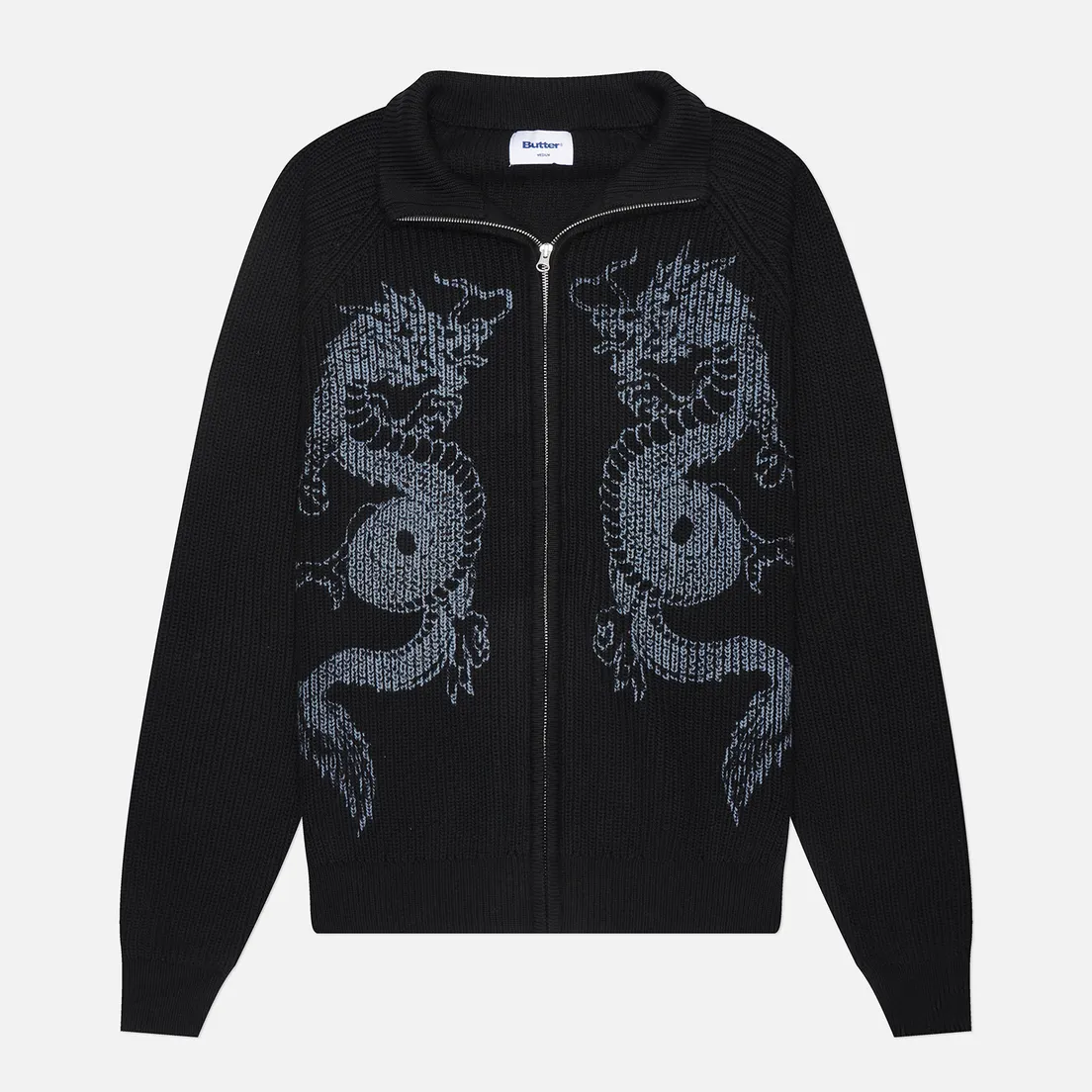 Butter Goods Мужской свитер Dragon Zip-Thru Knit