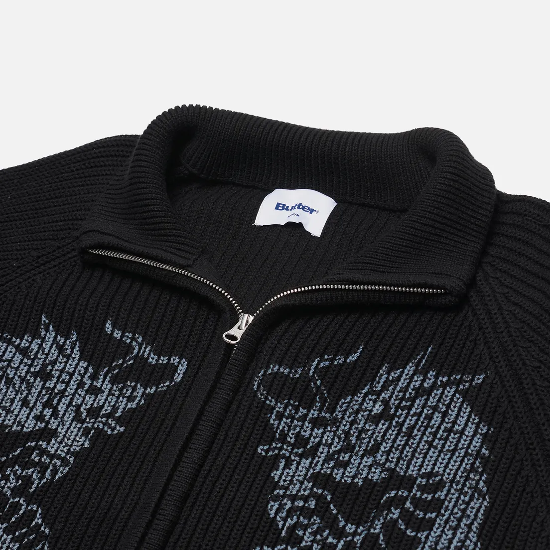 Butter Goods Мужской свитер Dragon Zip-Thru Knit