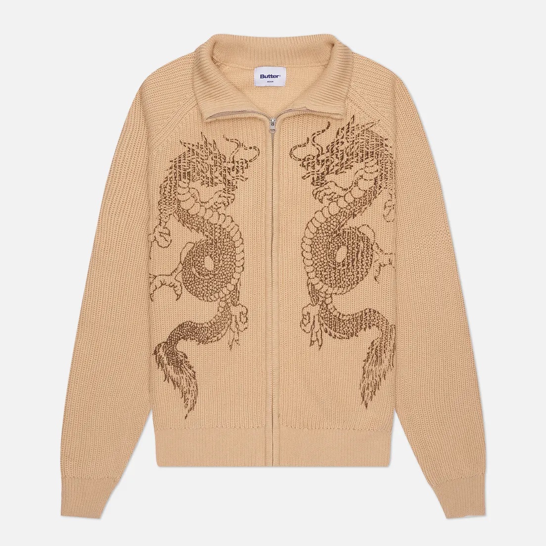Butter Goods Мужской свитер Dragon Zip-Thru Knit