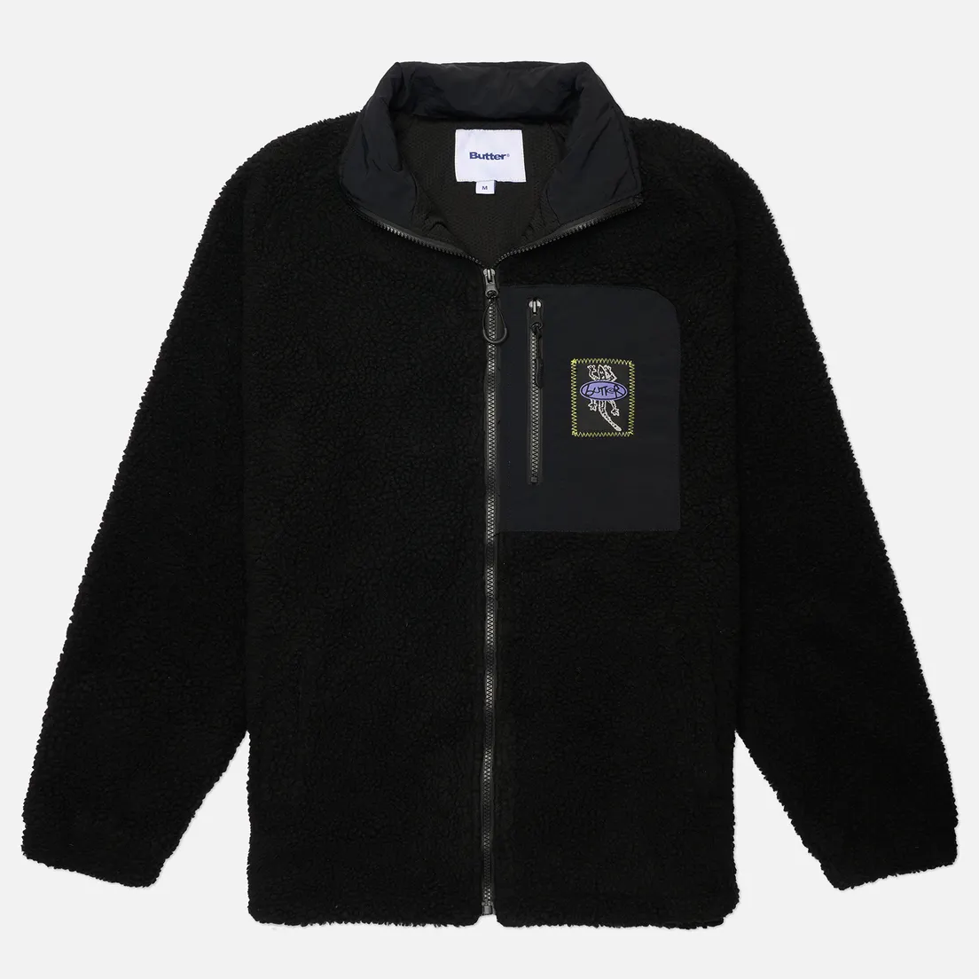 Butter Goods Мужская флисовая куртка Wipeout Sherpa