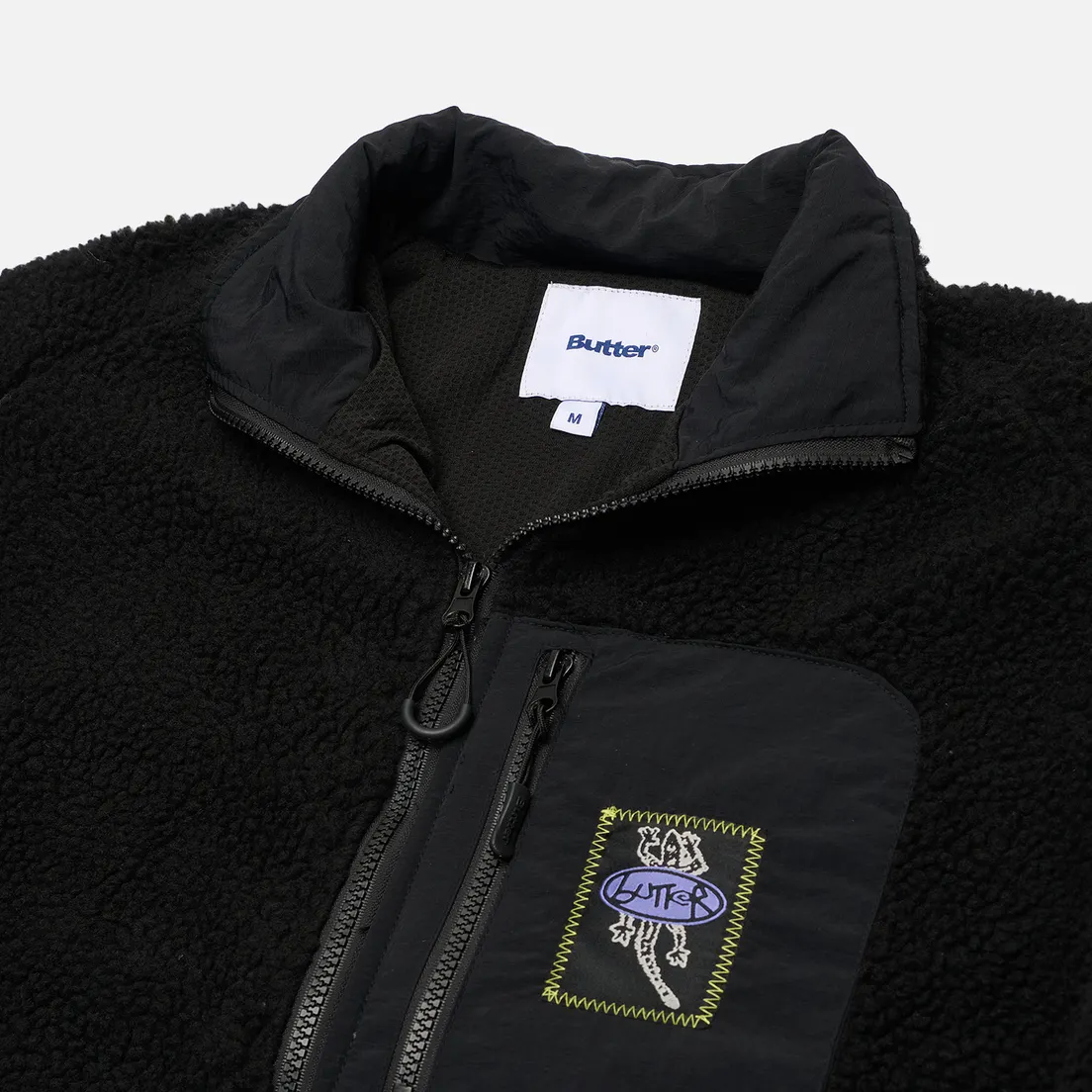 Butter Goods Мужская флисовая куртка Wipeout Sherpa