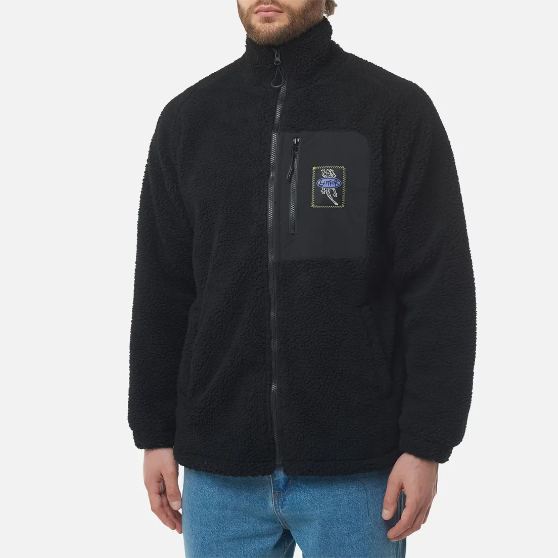 Butter Goods Мужская флисовая куртка Wipeout Sherpa