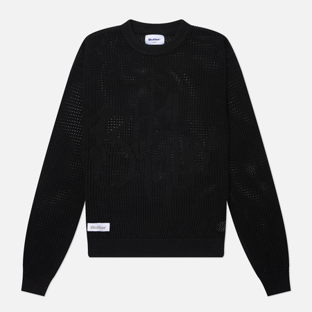 Мужской свитер Butter Goods Scribble Knit, цвет чёрный, размер XL