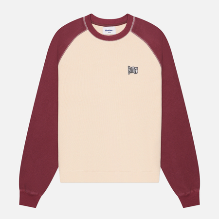 Мужская толстовка Butter Goods Sketch Waffle Crewneck, цвет бежевый, размер L