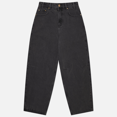 Мужские джинсы Butter Goods Wide Cut Denim, цвет чёрный, размер 28