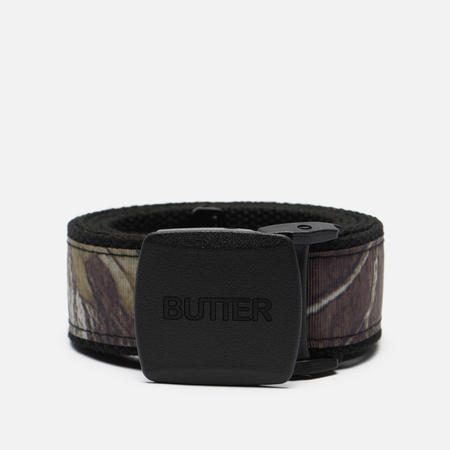Ремень Butter Goods Equipment Woven, цвет зелёный