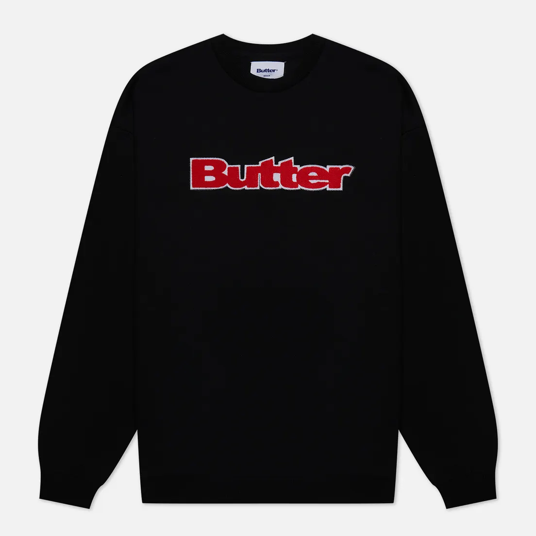 Butter Goods Мужская толстовка Chenille Logo Crew Neck