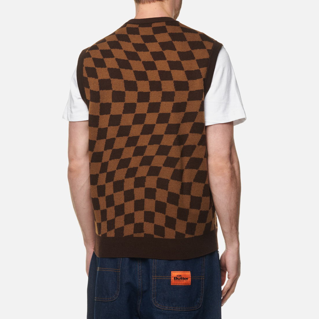 Butter Goods Мужской жилет Checker Knit