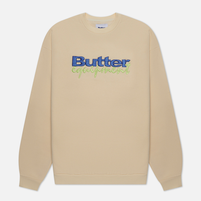 Butter Goods Equipment Embroidered Crew Neck bronze 56k b logo embroidered crew neck