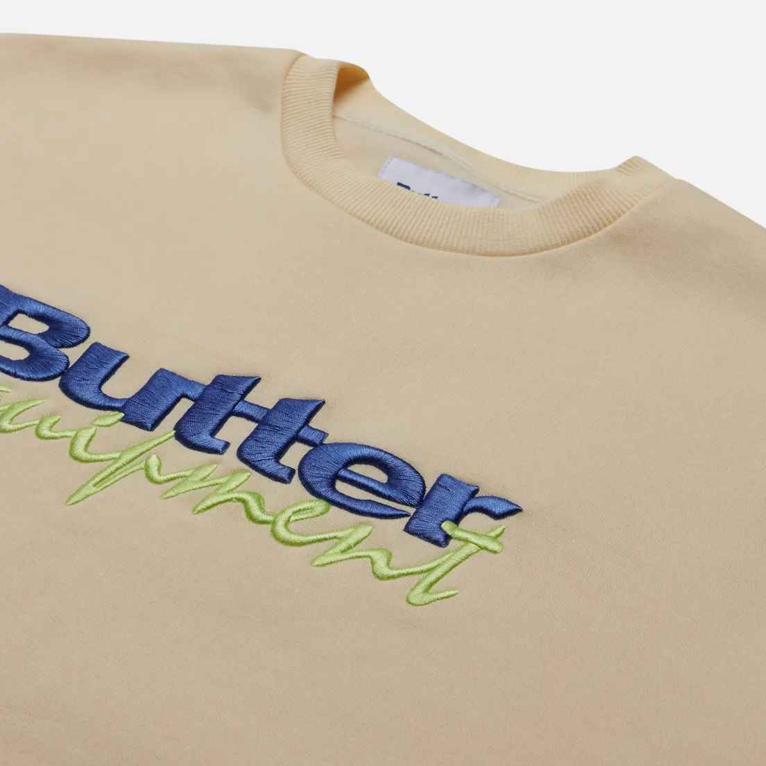 Butter Goods Мужская толстовка Equipment Embroidered Crew Neck