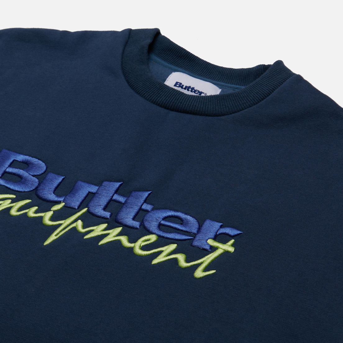 Butter Goods Мужская толстовка Equipment Embroidered Crew Neck