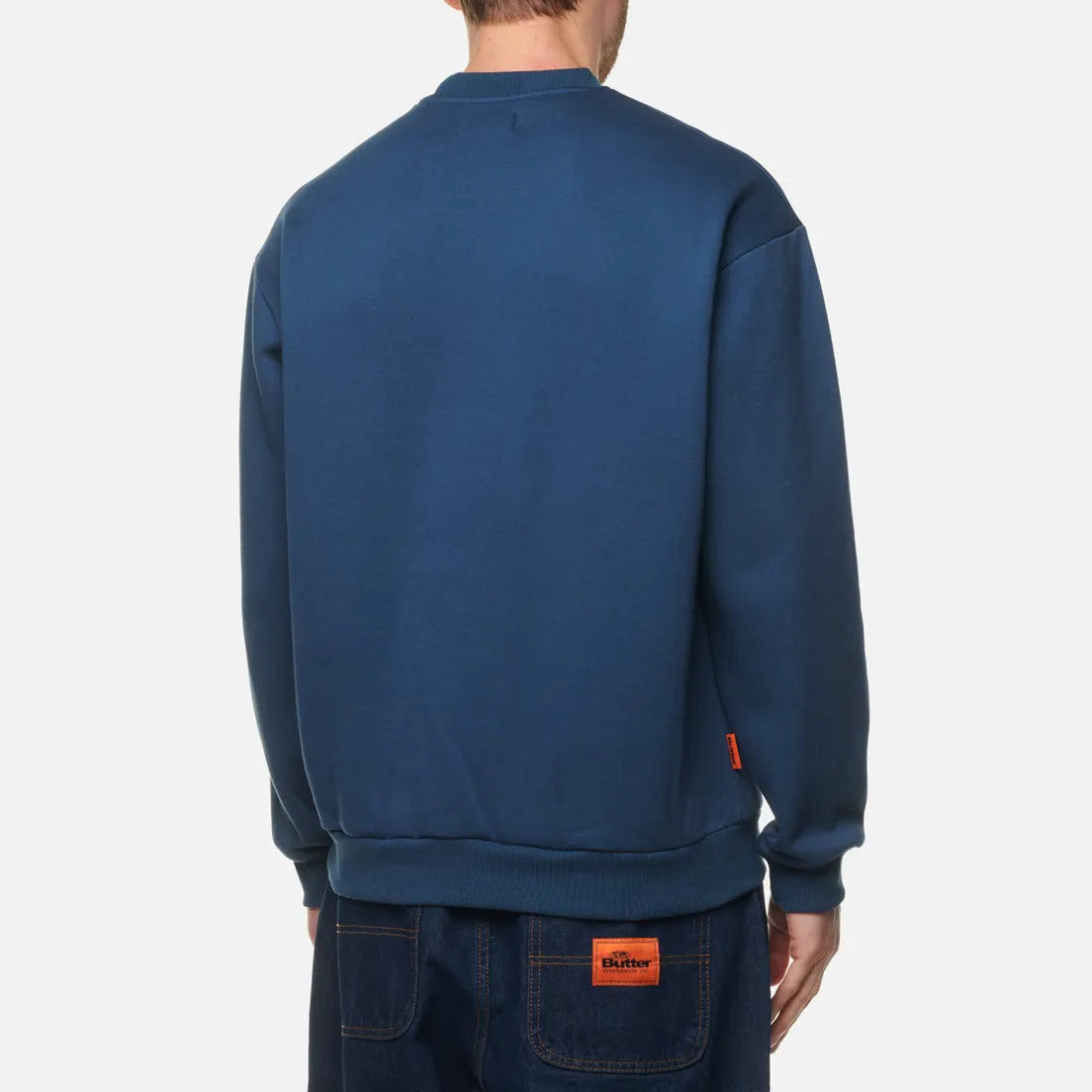 Butter Goods Мужская толстовка Equipment Embroidered Crew Neck