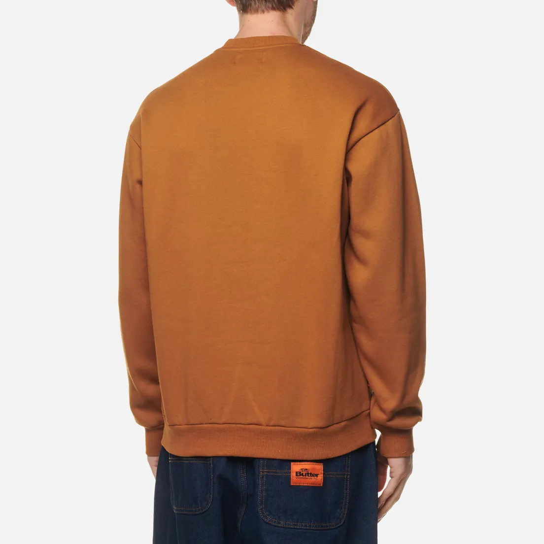 Butter Goods Мужская толстовка Equipment Embroidered Crew Neck