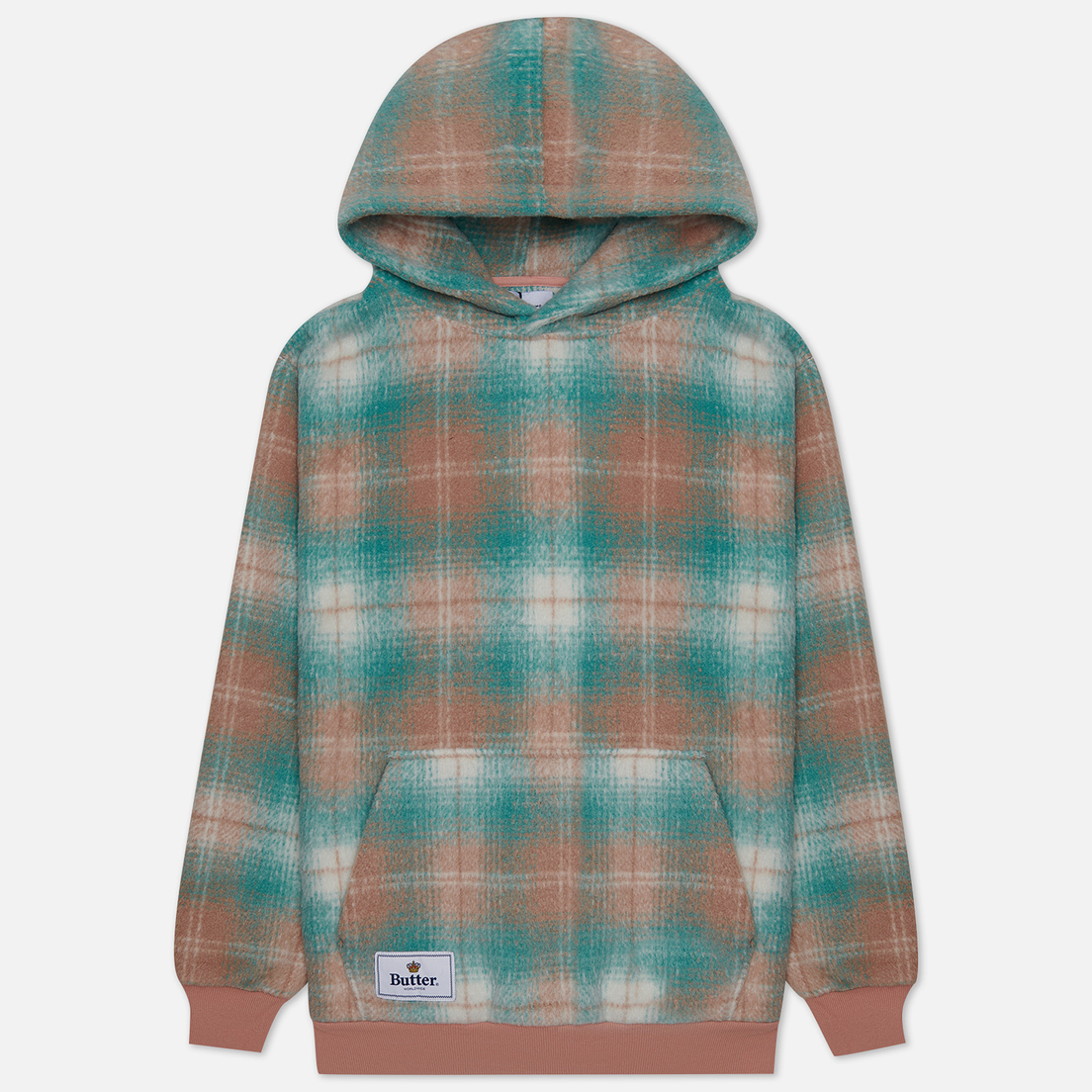 Butter Goods Мужская толстовка Heavyweight Plaid Hoodie