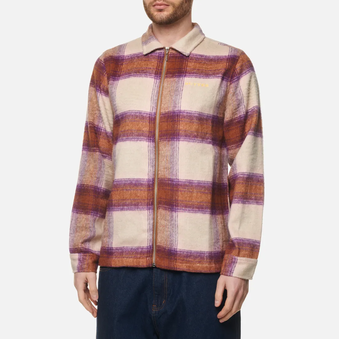 Butter Goods Мужская демисезонная куртка Heavyweight Flannel Overshirt
