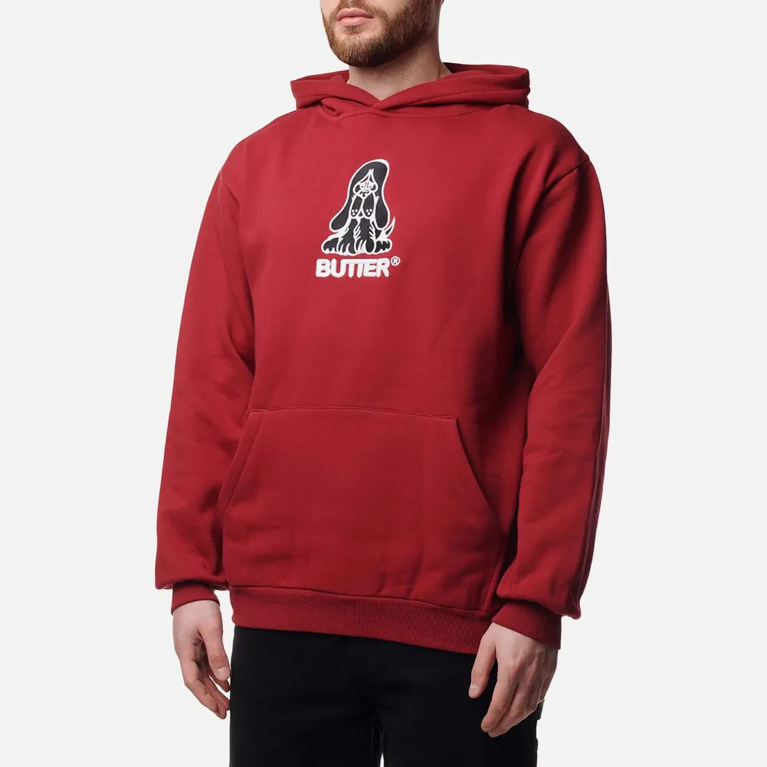 Butter Goods Мужская толстовка Hound Embroidered Hoodie