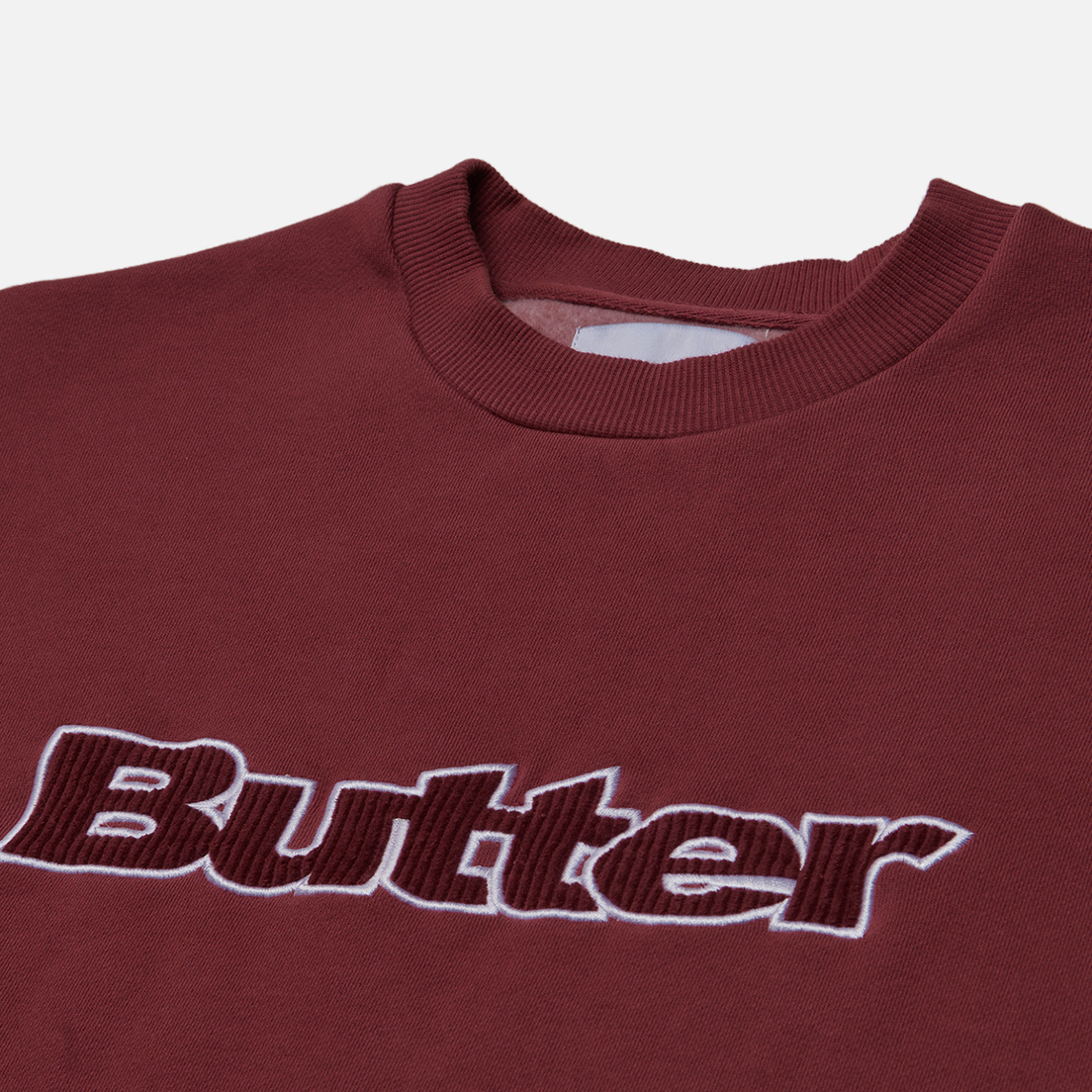 Butter Goods Мужская толстовка Cord Logo Crew Neck