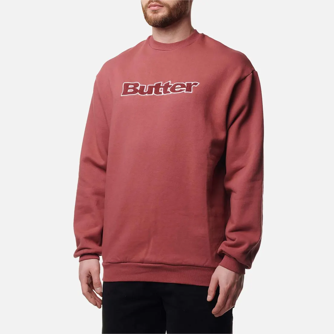 Butter Goods Мужская толстовка Cord Logo Crew Neck