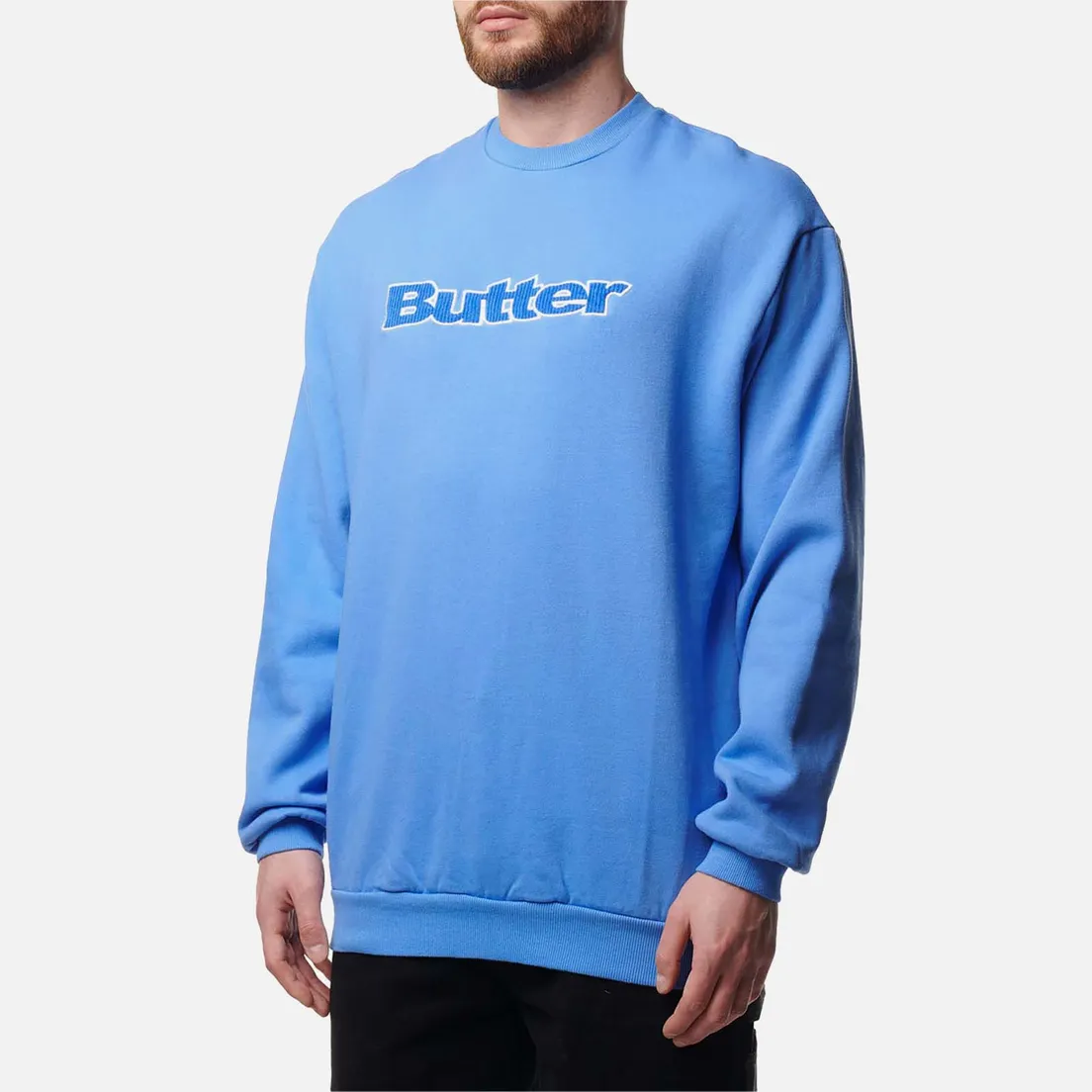 Butter Goods Мужская толстовка Cord Logo Crew Neck