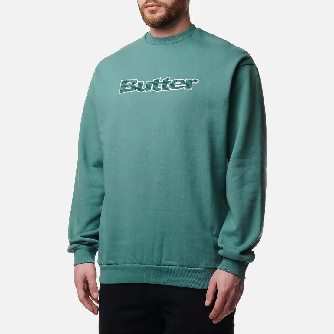 Butter Goods Мужская толстовка Cord Logo Crew Neck