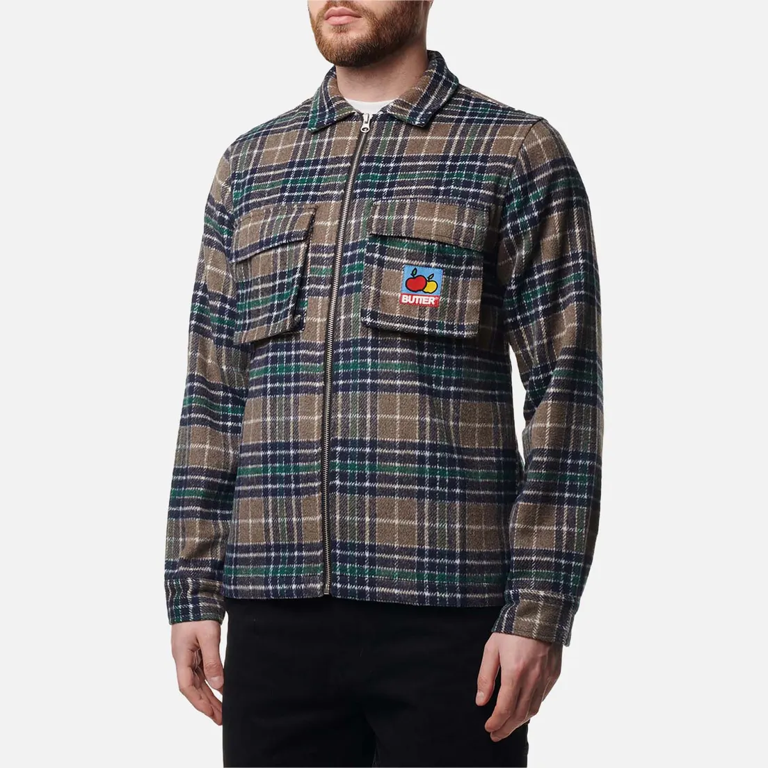 Butter Goods Мужская рубашка Grove Plaid Overshirt